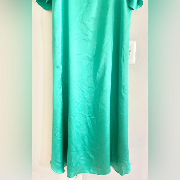 Vintage Claire Sandra by Lucie Ann Emerald Green Night Dress Size Medium - Picture 3 of 11
